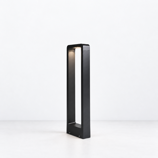 [KD-CPD100-60H10W] Poste 160*50*(H)1000mm Negro led 10W 3000K 800lm 85-265V IP65