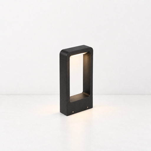 [KD-CPD100-30H7W] Poste 160*50*(H)300mm Negro led 7W 3000K 560lm 85-265V IP65