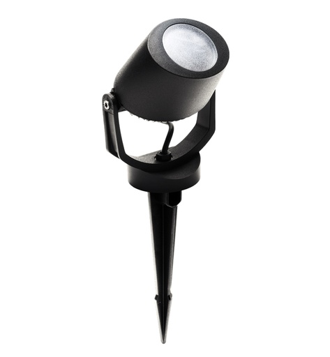 Reflector Mini Tommy-El Spike IP66 con bombillo led 6W 600lm 25000 hrs 100-240V GU10