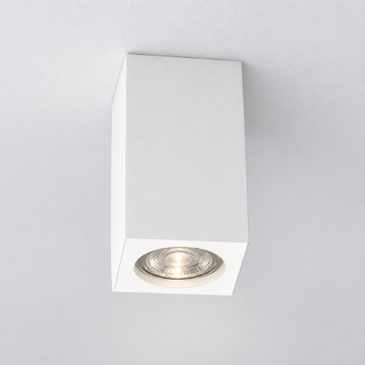 [VY-C2032] Cilindro rectangular yeso para GU10 7x7x8cm