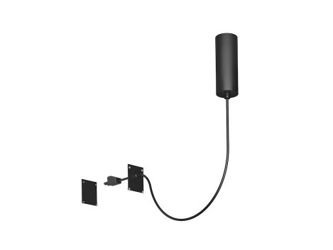[LC-71-8419-05-05] Floron entrada lateral Deltatrack anodizado Negro Mate