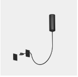 [LC-71-8419-05-05] Floron entrada lateral Deltatrack anodizado negro mate