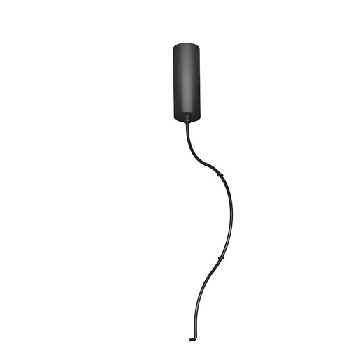 [LC-71-8420-05-05] Floron suspendido Deltatrack anodizado negro mate