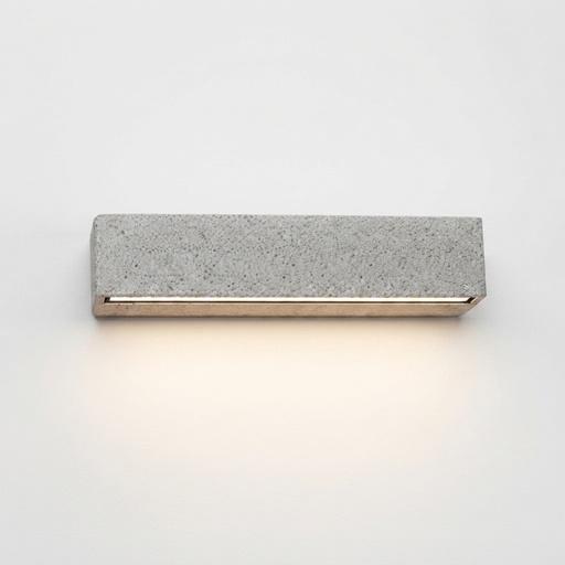 Aplique rectangular 60x10x5.5cms de cemento IP54 led 3000K 22W
