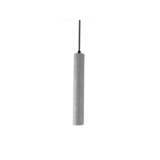 Lámpara colgante cemento Ø4x31cm led 2W 3000K
