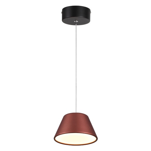 Lámpara colgante Aurora Ø160xH1500mm semi cónica led 9W 3000K Triac