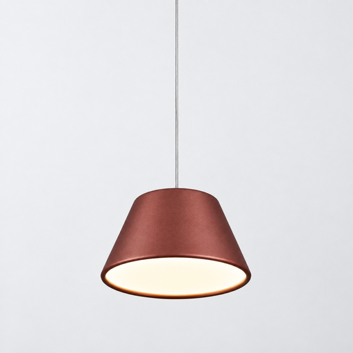 Lampara colgante Aurora Ø160xH1500mm semi conica led 9W 3000K