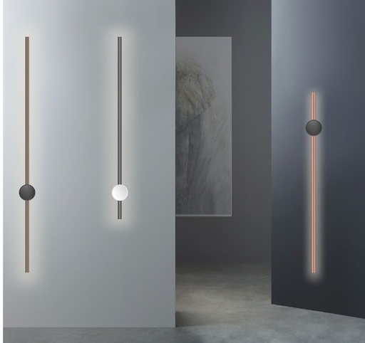 Aplique IP23 lineal luz indirecta base redonda movible 120V