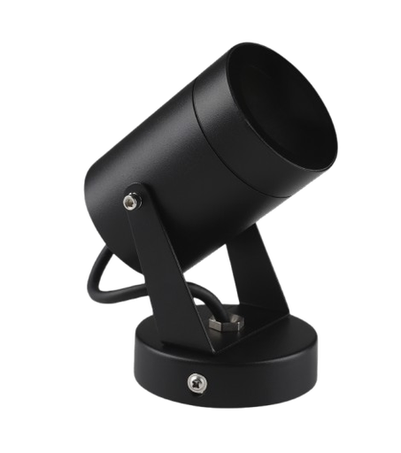 Reflector aluminio con base IP65 80x103x113mm GU10