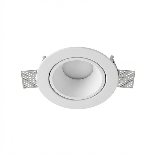 Lámpara empotrable redonda downlight "yeso" 12*11.2*3.8 con sócate GU10 