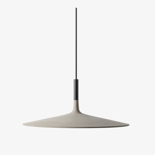 Lámpara colgante cemento GX53 Ø45cm 