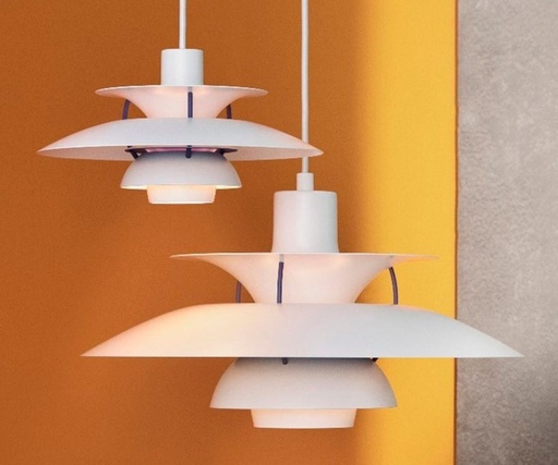 Lámpara colgante aluminio y bronce E27 ø500x260mm   