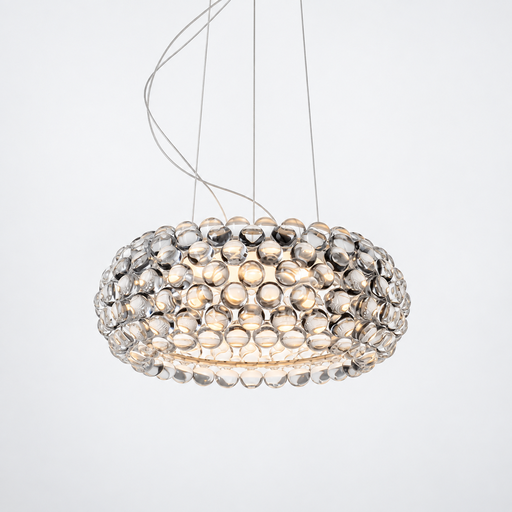 [FS- FN311017PC_16U] Lampara Colgante Caboche Plus grande Transparente ø70cm led 28W 2700K 3850lm CRI90 120-277V 