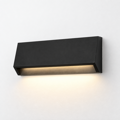 [FL-PX-0753-NEG] Aplique de senalizacion IP65 Kairo Rectangular pequeno L=100mm Led 1.9W 225lm 2700/3200/4000K con cubiertas intercambiables Blanca, Gris o Negra 100-240V