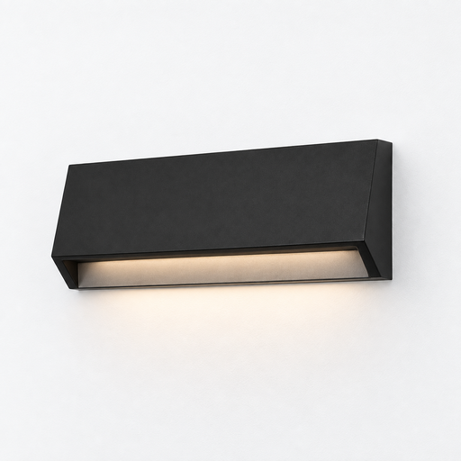 [FL-PX-0754-NEG] Aplique de senalizacion IP65 Kairo Rectangular grande L=160mm Led 3W 461lm 2700/3200/4000K con cubiertas intercambiables Blanca, Gris o Negra  100-240V