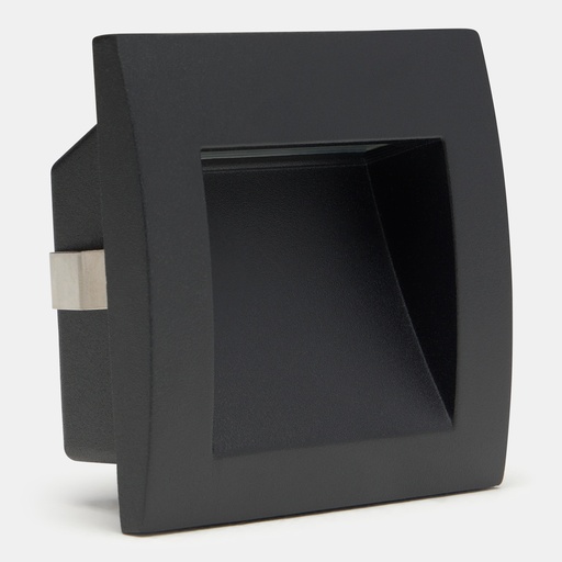 [FL-PX-0756-GRI] Aplique de senalizacion IP65 Zilo cuadrado 90x90mm  3.6W 465lm 2700/3200/4000K 100-277V